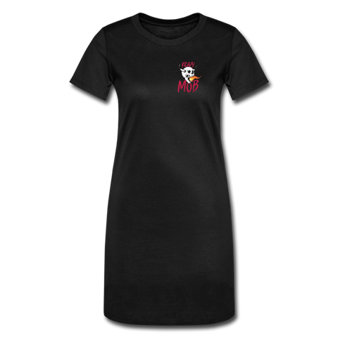 KRAZY MOB Women's T-Shirt Dress - black